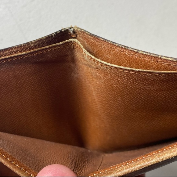 Louis Vuitton Men’s Monogram Pattern Bi Fold Leather Wallet 100% Authentic - Picture 8 of 14